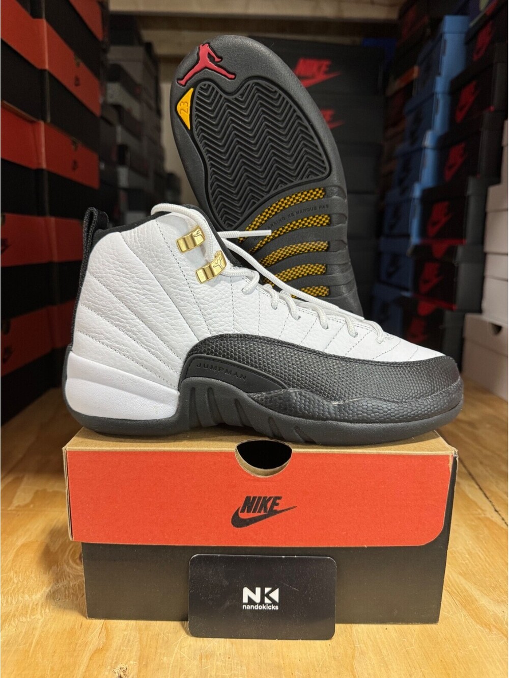 Air Jordan 12 Retro GS 'Taxi' 2025 153265-117 NEW GRADE SCHOOL SIZE 5.5